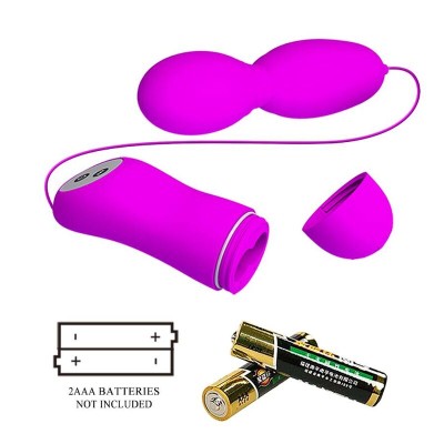 PRETTY LOVE - VEGA ROTATION AND VIBRATION MASSAGER WITH 12 FUNCTIONS FUCHSIA - D-233392 - Dona Pimenta