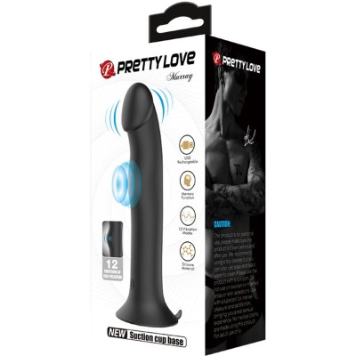 PRETTY LOVE - MURRAY VIBRADOR E ESTIMULADOR PRETO - D-233395 - Dona Pimenta