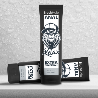 BLACK HOLE - GEL BASE DE ÁGUA DILATAÇÃO ANAL 250 ML - D-229248 - Dona Pimenta