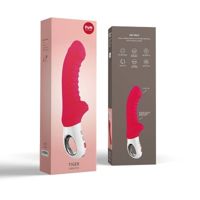 FUN FACTORY - TIGER G5 VIBRATOR INDIA RED - D-233457 - Dona Pimenta