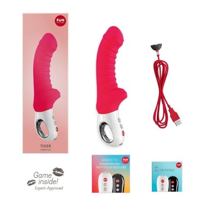 FUN FACTORY - TIGER G5 VIBRATOR INDIA RED - D-233457 - Dona Pimenta