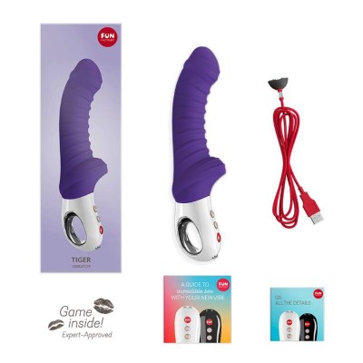 FUN FACTORY - TIGER G5 VIBRATOR VIOLET - D-233458 - Dona Pimenta