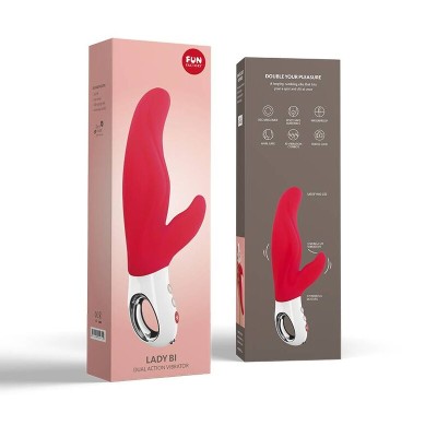 FUN FACTORY - LADY BI DUAL VIBRATOR INDIA RED - D-233460 - Dona Pimenta