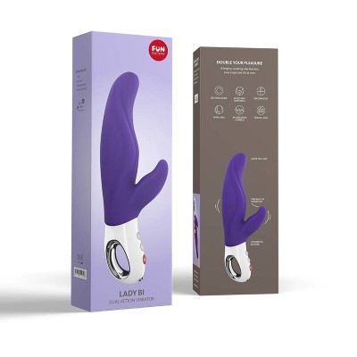 FUN FACTORY - LADY BI DUAL VIBRATOR VIOLET - D-233461 - Dona Pimenta