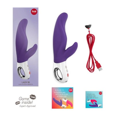 FUN FACTORY - LADY BI DUAL VIBRATOR VIOLET - D-233461 - Dona Pimenta