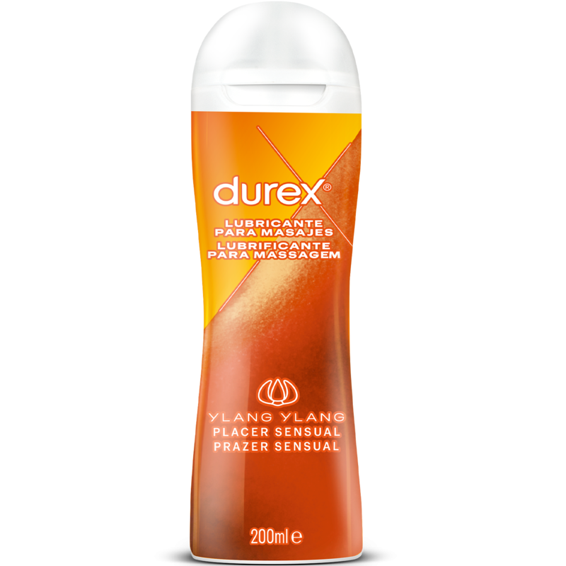 DUREX - MASSAGEM SENSUAL 2 EM 1 YLANG YLANG 200 ML - D-194246 - Dona Pimenta