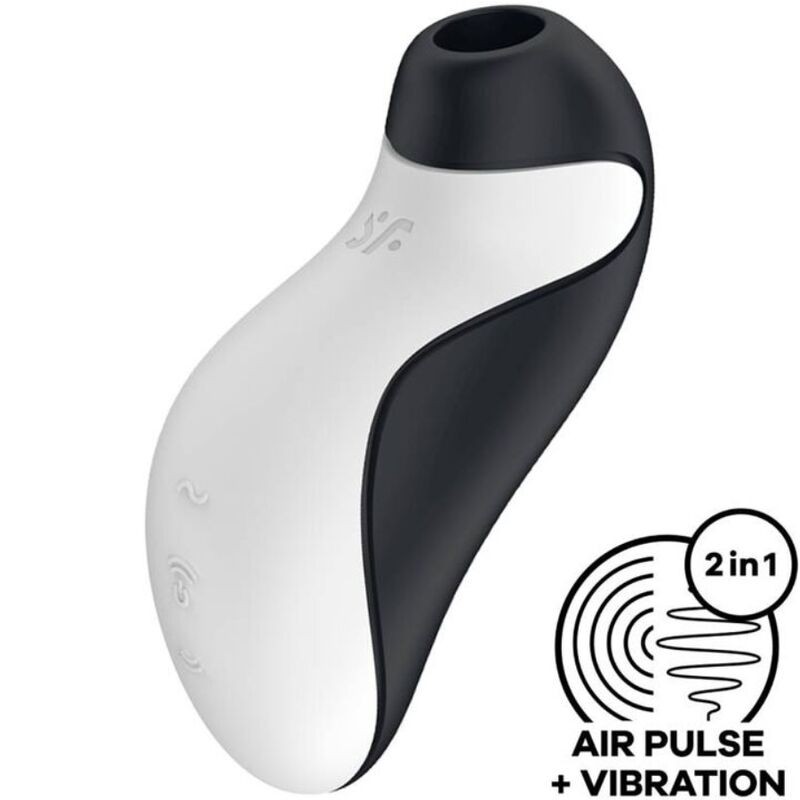 SATISFYER - ORCA AIR PULSE STIMULATOR + VIBRAÇÃO - D-234526 - Dona Pimenta