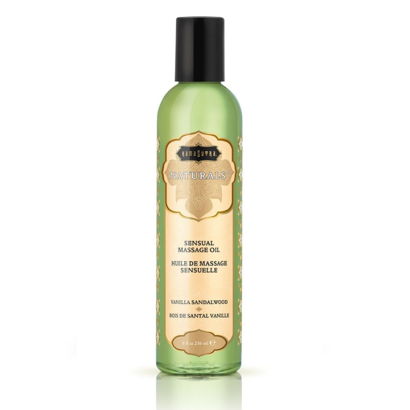 KAMASUTRA ÓLEO DE MASSAGEM AROMÁTICO BAUNILHA SÂNDALO 236ML - D-212651 - Dona Pimenta