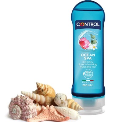 CONTROL 2-1 MASSAGEM & PRAZER MAR MEDITERRÂNICO 200ML - D-216116 - Dona Pimenta