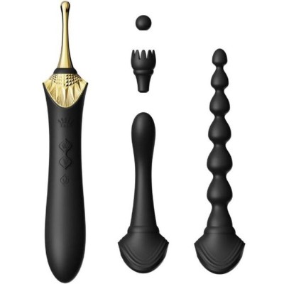 ZALO - BESS 2 CLITORAL MASSAGER BLACK - D-234651 - Dona Pimenta