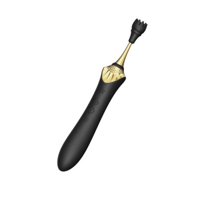 ZALO - BESS 2 CLITORAL MASSAGER BLACK - D-234651 - Dona Pimenta