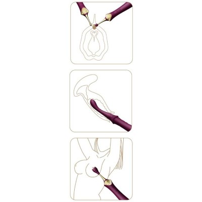 ZALO - BESS 2 CLITORAL MASSAGER PURPLE - D-234653 - Dona Pimenta