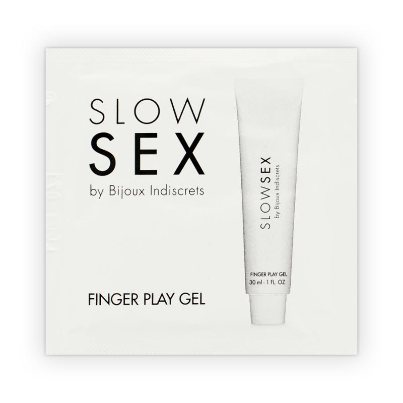 BIJOUX SLOW SEX FINGER PLAY GEL DOSE ÚNICA - D-223990 - Dona Pimenta