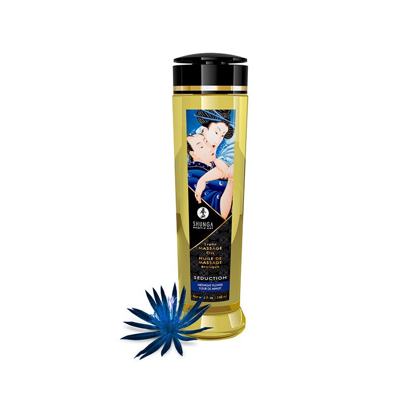 SHUNGA - ÓLEO DE MASSAGEM ERÓTICA SEDUÇÃO 240 ML - D-224033 - Dona Pimenta