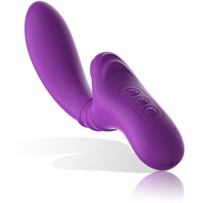 INTENSO - HARRY VIBRADOR FLEXÍVEL COM LÍNGUA ROXA - D-234767 - Dona Pimenta