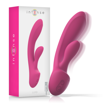 INTENSE - LUIGI VIBRATOR COELHO SILICONE ROSA - D-234768 - Dona Pimenta