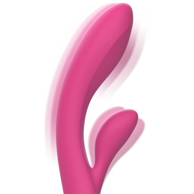 INTENSE - LUIGI VIBRATOR COELHO SILICONE ROSA - D-234768 - Dona Pimenta