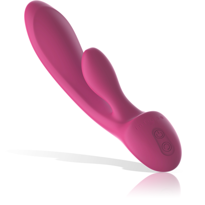 INTENSE - LUIGI VIBRATOR COELHO SILICONE ROSA - D-234768 - Dona Pimenta