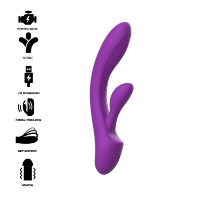 INTENSO - LUIGI VIBRATOR COELHO SILICONE ROXO - D-234769 - Dona Pimenta