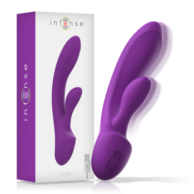 INTENSO - LUIGI VIBRATOR COELHO SILICONE ROXO - D-234769 - Dona Pimenta