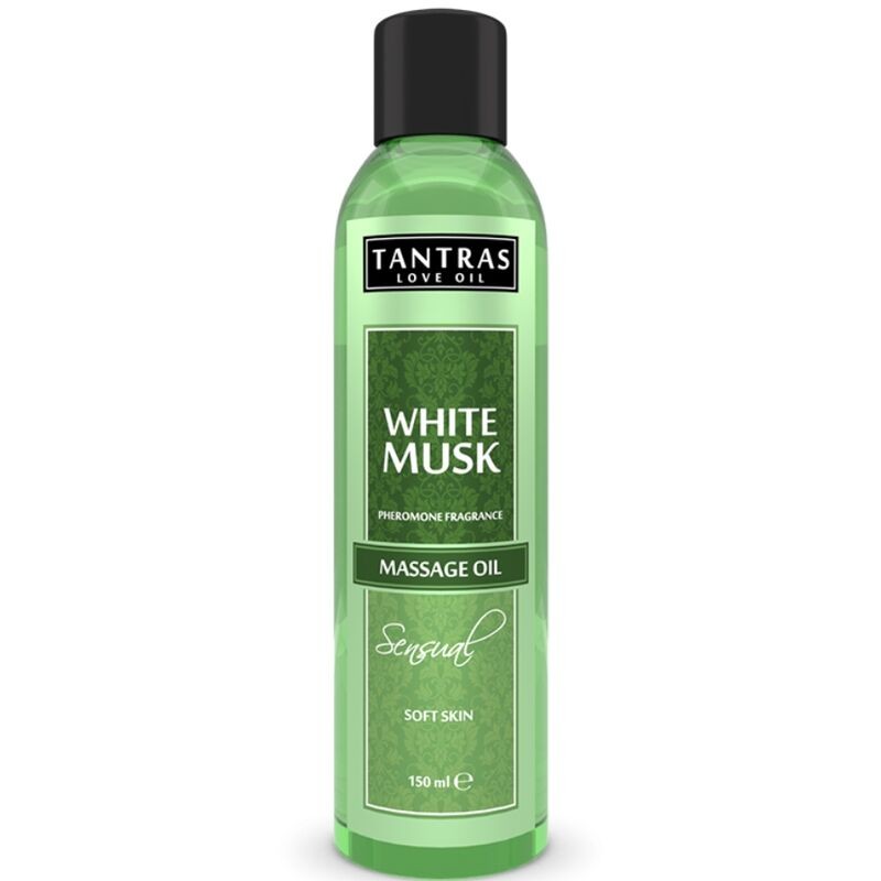 TANTRAS LOVE OIL WHITE MUSK ACEITE MASAJE 150 ML - D-230925 - Dona Pimenta