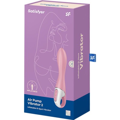 SATISFYER - AIR PUMP VIBRATOR 2 ROSA ANTIGO - D-234890 - Dona Pimenta