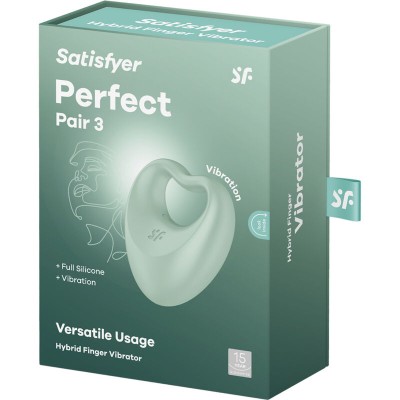 SATISFYER - PAR PERFEITO 3 VERDE - D-234894 - Dona Pimenta