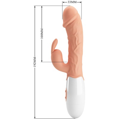 PRETTY LOVE - VIBRADOR COELHO DA PÁSCOA COM ESTIMULADOR - D-234968 - Dona Pimenta