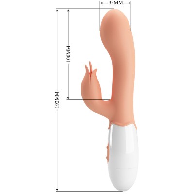 PRETTY LOVE - VIBRADOR BLOODY MARY COM ESTIMULADOR - D-234969 - Dona Pimenta