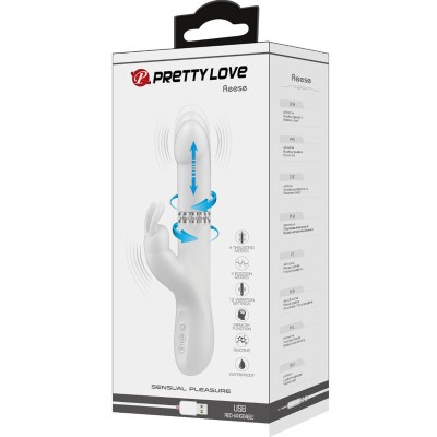 PRETTY LOVE - REESE ROTATING VIBRADOR PRATA - D-234971 - Dona Pimenta