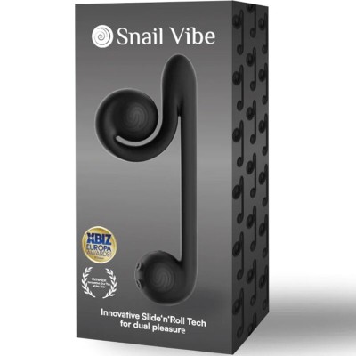 VIBRADOR MULTIAÇÃO SNAIL VIBE PRETO - D-235609 - Dona Pimenta