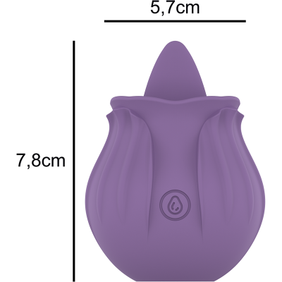 ESTIMULADOR DE LÍNGUA DE BASE MAGNÉTICA INTENSO - VIOLETA