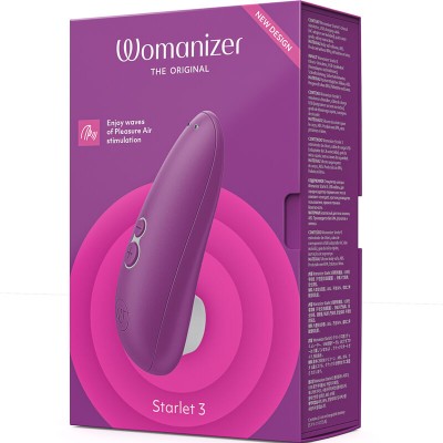 WOMANIZER - STARLET 3 ESTIMULADOR CLITORIAL VIOLETA - D-235665 - Dona Pimenta