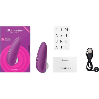 WOMANIZER - STARLET 3 ESTIMULADOR CLITORIAL VIOLETA - D-235665 - Dona Pimenta