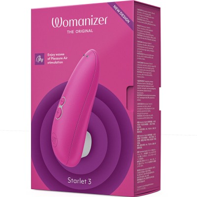 WOMANIZER - STARLET 3 ESTIMULADOR CLITORIAL ROSA - D-235667 - Dona Pimenta