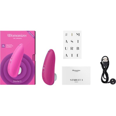 WOMANIZER - STARLET 3 ESTIMULADOR CLITORIAL ROSA - D-235667 - Dona Pimenta