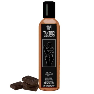 EROS-ART ACEITE MASAJE TANTRICO NATURAL Y AFRODISÍACO CHOCOLATE  100ML - D-209286 - Dona Pimenta