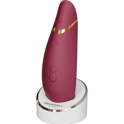 WOMANIZER - PREMIUM 2 ESTIMULADOR CLITORIAL BORDEAUX - D-235672 - Dona Pimenta