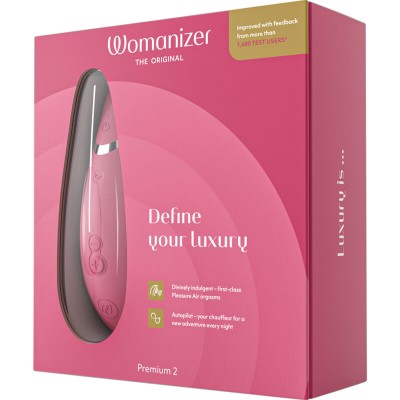 WOMANIZER - PREMIUM 2 ESTIMULADOR CLITORIAL RASPBERRY - D-235675 - Dona Pimenta