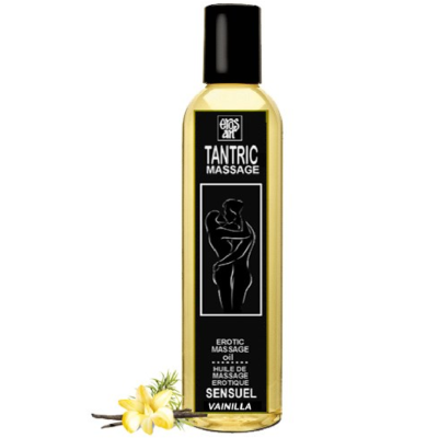 EROS-ART ACEITE MASAJE TANTRICO NATURAL Y AFRODISÍACO VAINILLA 100ML - D-209289 - Dona Pimenta