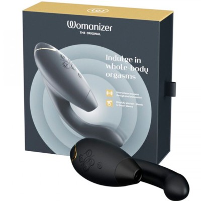 WOMANIZER - DUO 2 ESTIMULADOR PRETO - D-235683 - Dona Pimenta