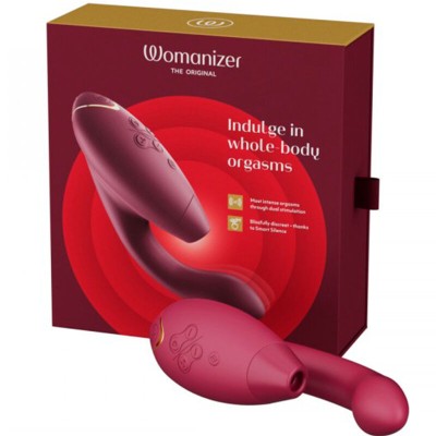 WOMANIZER - DUO 2 ESTIMULADOR BORDEAUX - D-235684 - Dona Pimenta