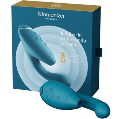 WOMANIZER - DUO 2 ESTIMULADOR BLUE PETROL - D-235686 - Dona Pimenta