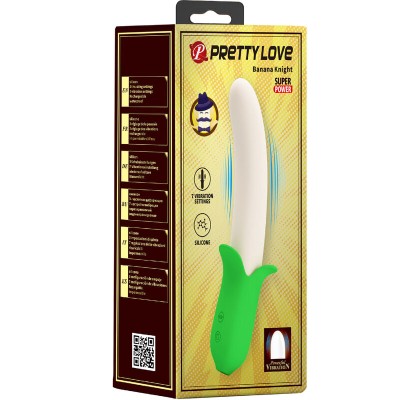 BONITO AMOR - BANANA KNIGHT SUPER POWER 7 CONFIGURAÇÕES DE VIBRAÇÃO SILICONE - D-235751 - Dona Pimenta