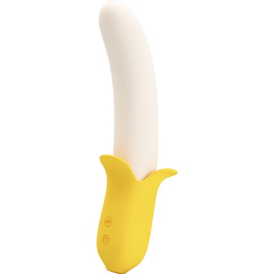 BONITO AMOR - BANANA GEEK SUPER POWER 7 CONFIGURAÇÕES DE VIBRAÇÃO PARA CIMA E PARA BAIXO SILICONE PRETO - D-235752 - Dona Piment