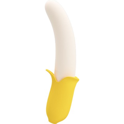 BONITO AMOR - BANANA GEEK SUPER POWER 7 CONFIGURAÇÕES DE VIBRAÇÃO PARA CIMA E PARA BAIXO SILICONE PRETO - D-235752 - Dona Piment