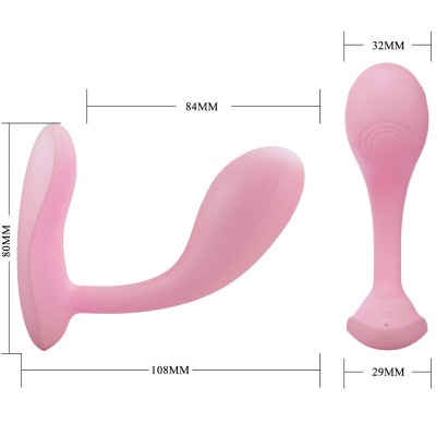 BAIRD G-SPOT 12 CONFIGURAÇÕES DE VIBRAÇÃO APLICATIVO ROSA RECARREGÁVEL - D-235754 - Dona Pimenta