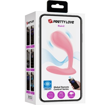 BAIRD G-SPOT 12 CONFIGURAÇÕES DE VIBRAÇÃO APLICATIVO ROSA RECARREGÁVEL - D-235754 - Dona Pimenta