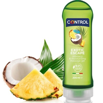 CONTROL 2-1 MASSAGEM E PRAZER EXÓTICO 200ML - D-216115 - Dona Pimenta