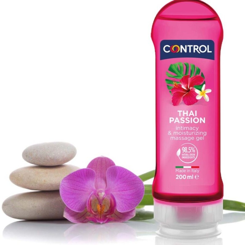 CONTROL 2-1 MASSAGEM & PRAZER PAIXÃO TAILANDESA 200ML - D-216117 - Dona Pimenta